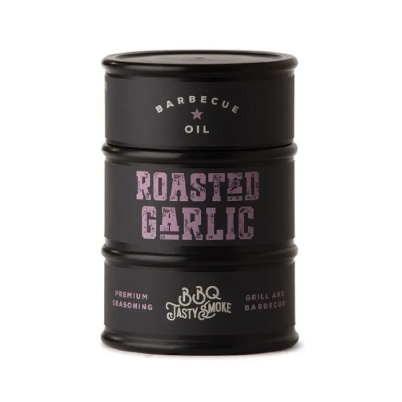 Clearance Spekebua BBQ Tasty Smoke Oil Barrel – Grillolja med rostad vitlök 176 g