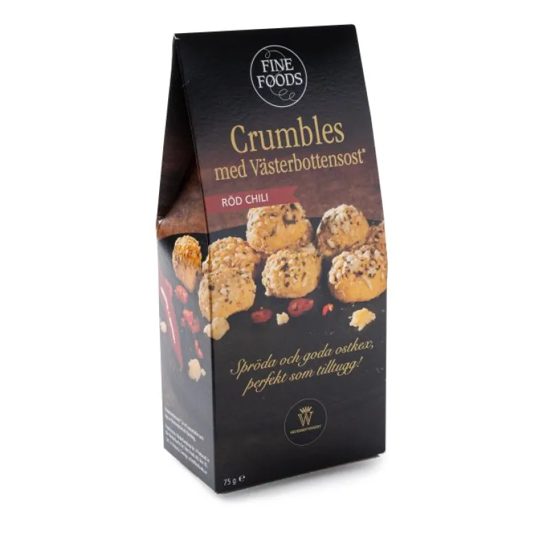 Best Spekebua Crumbles Västerbottensost, Rød Chili, Fine Foods 75g