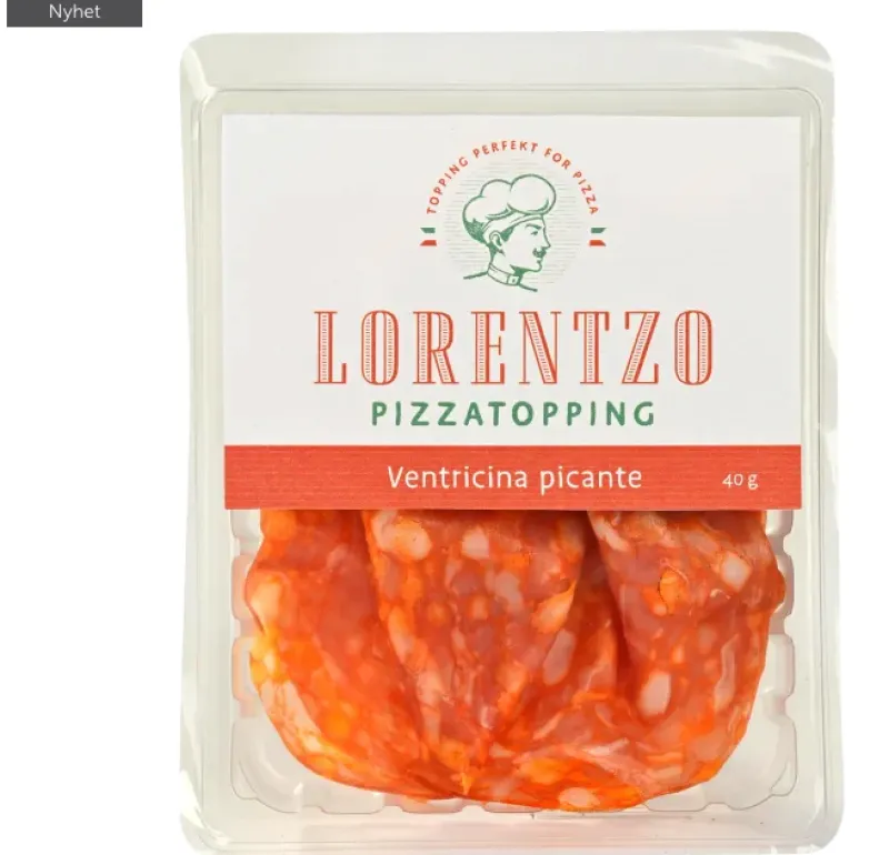 Fashion Spekebua Lorentzo pizzatopping ventricina picante 40 g (Kampanje)