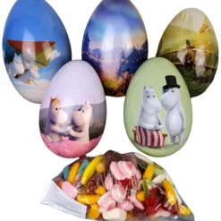 Sale Spekebua Mummitrollet Påskeegg 18 cm (Uten innhold)