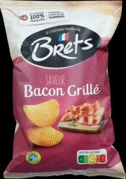 New Spekebua Potetchips m/grillet bacon ,Brets,125g