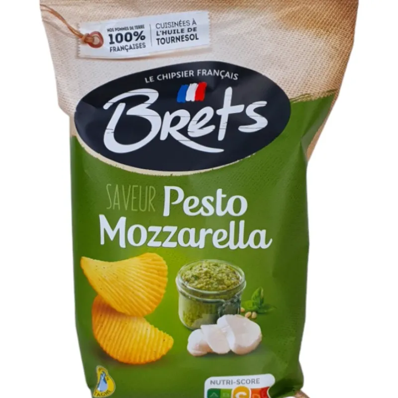 Best Spekebua Potetchips m/Pesto & Mozzarella,Brets, 125 g