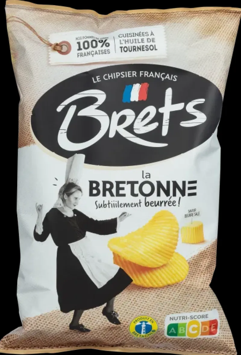 Clearance Spekebua Potetchips Riflet m/Smør & Salt, Brets, 125g