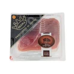 Outlet Spekebua Prosciutto di Parma DOP oppskåret 100g, Edizioni Franchi