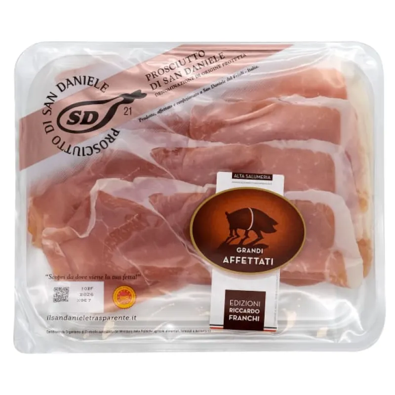 Discount Spekebua Prosciutto di San Daniele DOP oppskåret 100g, Edizioni Franchi